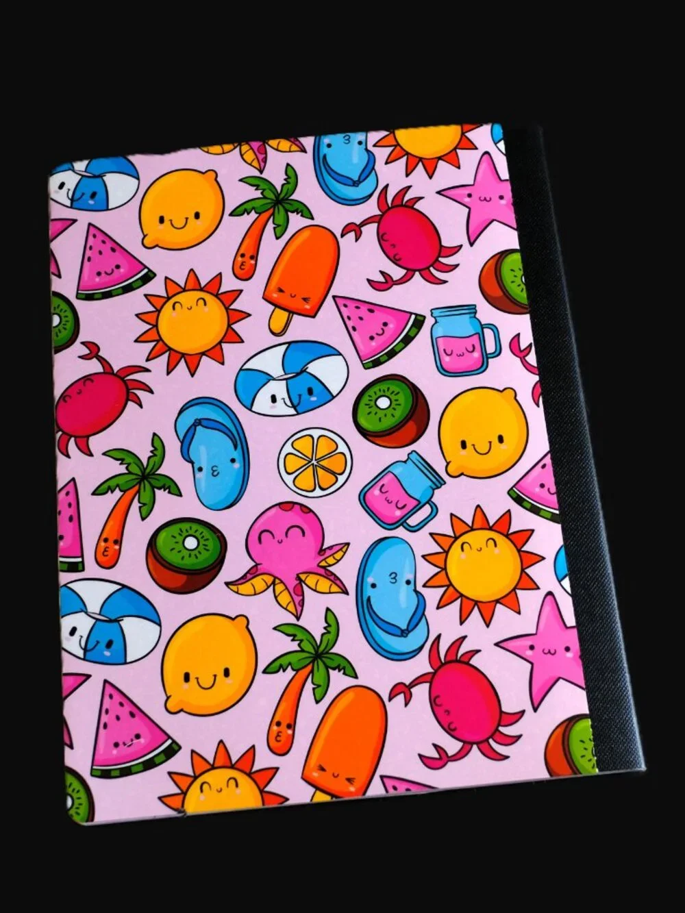 Custom Composition Notebook, Handmade, College, school, beach, students, summer,